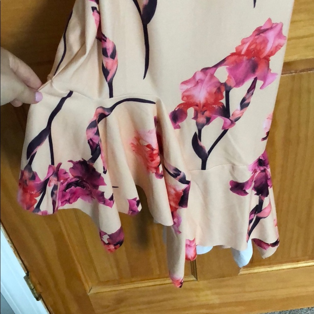 Asos Peach dress with floral print - Picture 4 of 6